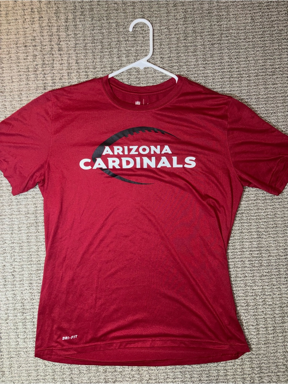 Arizona Cardinals Men's Red Dri-FIT Performance Tee - Size L